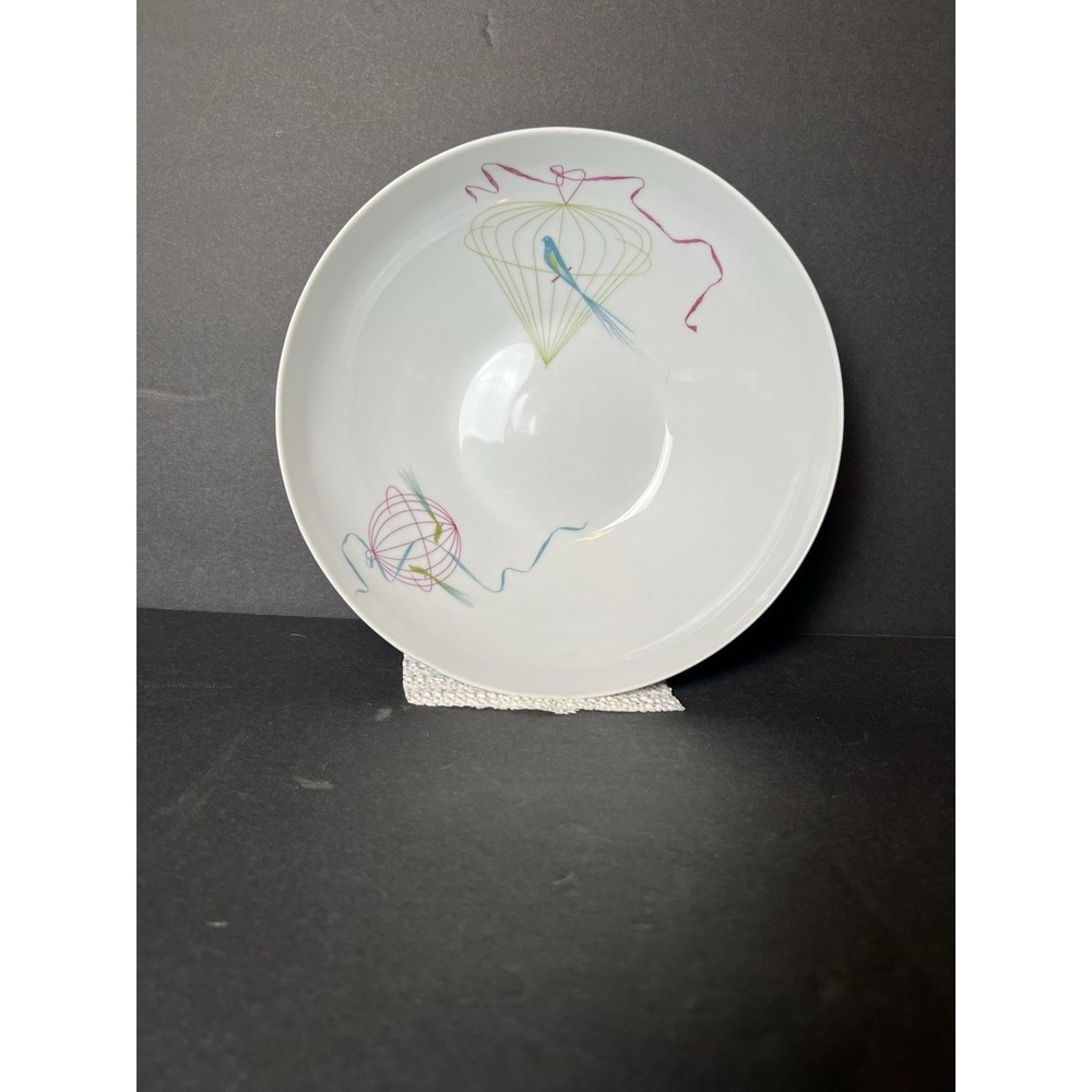 Vtg MCM Rosenthal Continental China Raymond Loewy BIRD CAGE Dinner Plate 10.5"